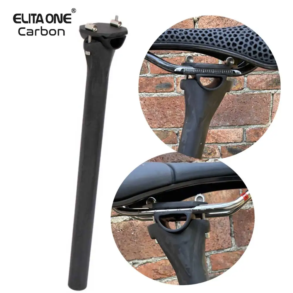 elitaone  MTB/Road Bike Carbon Seatposts Ultralight 150g Carbon seat tube 63D-UD Texture