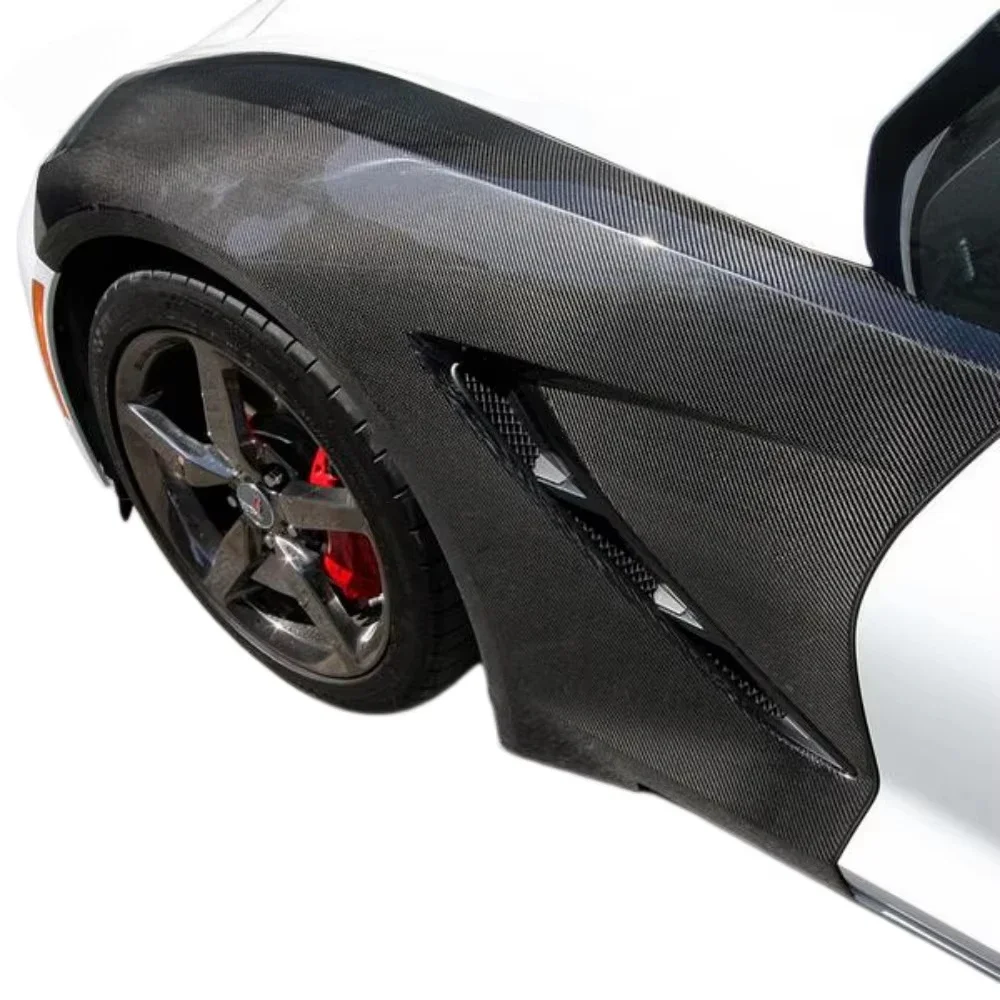 Premium Carbon Fiber Fender for Chevrolet Corvette C7 Car Exterior Upgrade Replacement Modification High-Quality Auto Parts