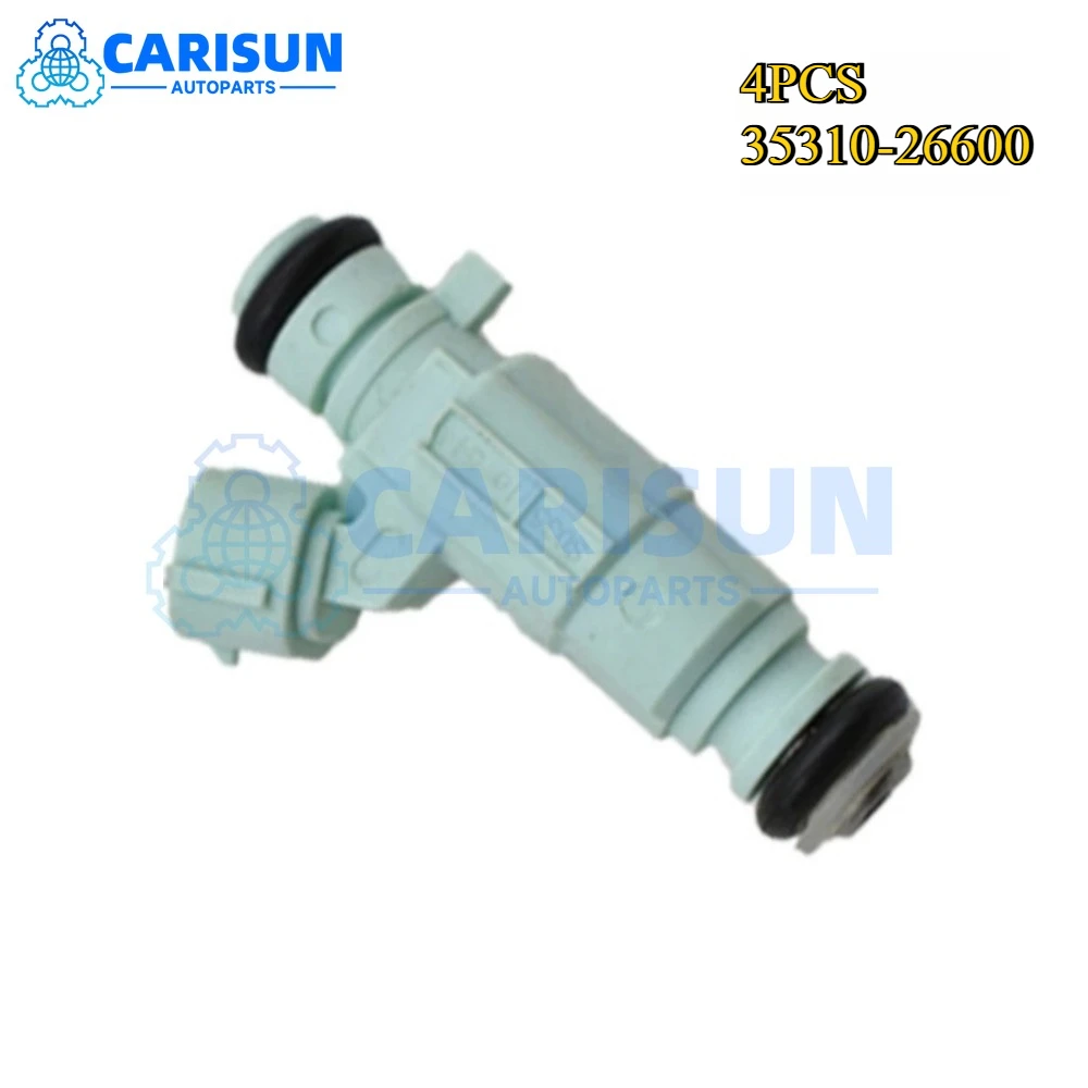 

4 шт. 35310-26600 топливные форсунки для Hyundai Elantra Sonata Tucson Kia Optima Sportage Forte 2.0L 3531026600 35310 26600