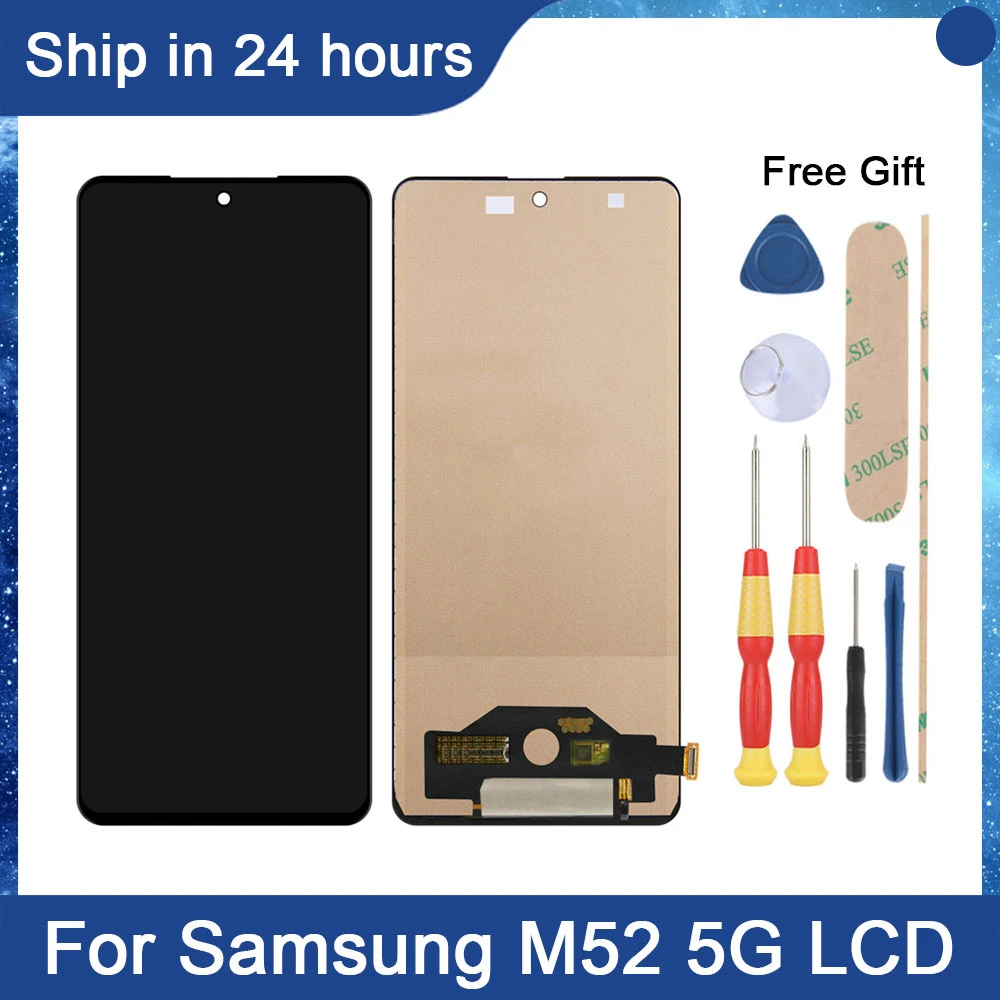 

AiNiCole 6.7'' For Samsung Galaxy M52 5G LCD Display Touch Screen Digitizer Assembly M526 M526 M526B LCD Screen Replacement