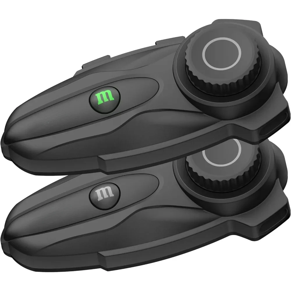 X10 10 Riders Group Mesh Motorcycle Intercom, 3000m Motorcycle Bluetooth Headset V5.3 with Audio Multitasking