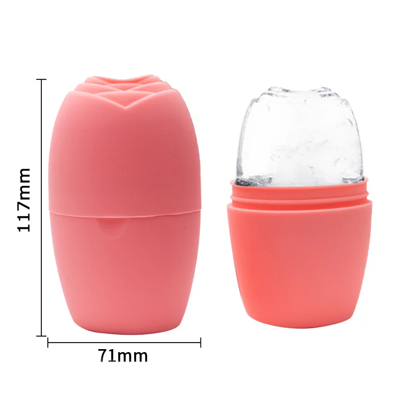 Skin Care Beauty Lifting Contouring Tool Silicone Ice Cube Trays Ice Globe Ice Balls Face Massager Facial Roller Reduce Acne