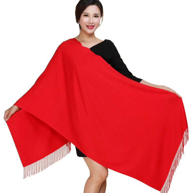 

New Arrival Shawl Fashion Scarf Women Fine Tassels Cashmere Pashima Wrap Shawl Shawl Scarfs Wrap Warm New Year Gift Wrap Scarf
