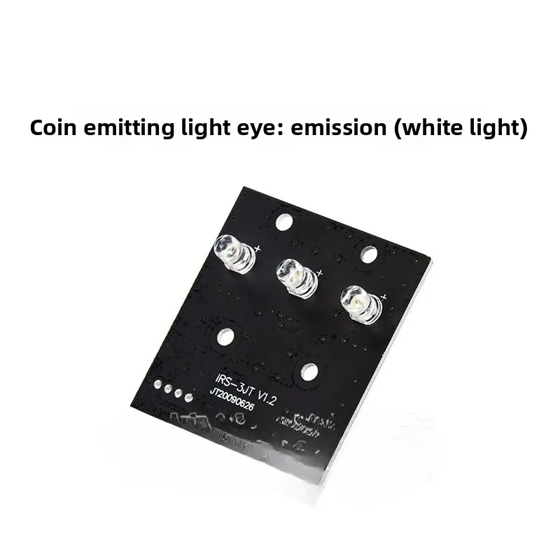 Circus Game Machine Coin Tube Light Eye Return Coin Receiver Emitter Board Drop Sensor Black White Light