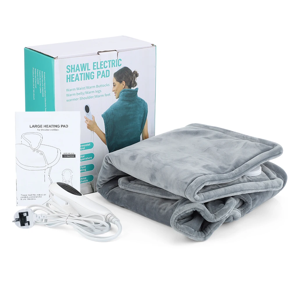 Electric Heating Pad Home Office Use Winter Thermal Blanket Warmer Electro Sheet Pad for Shoulder Neck Sofa Bed Heated Shawl