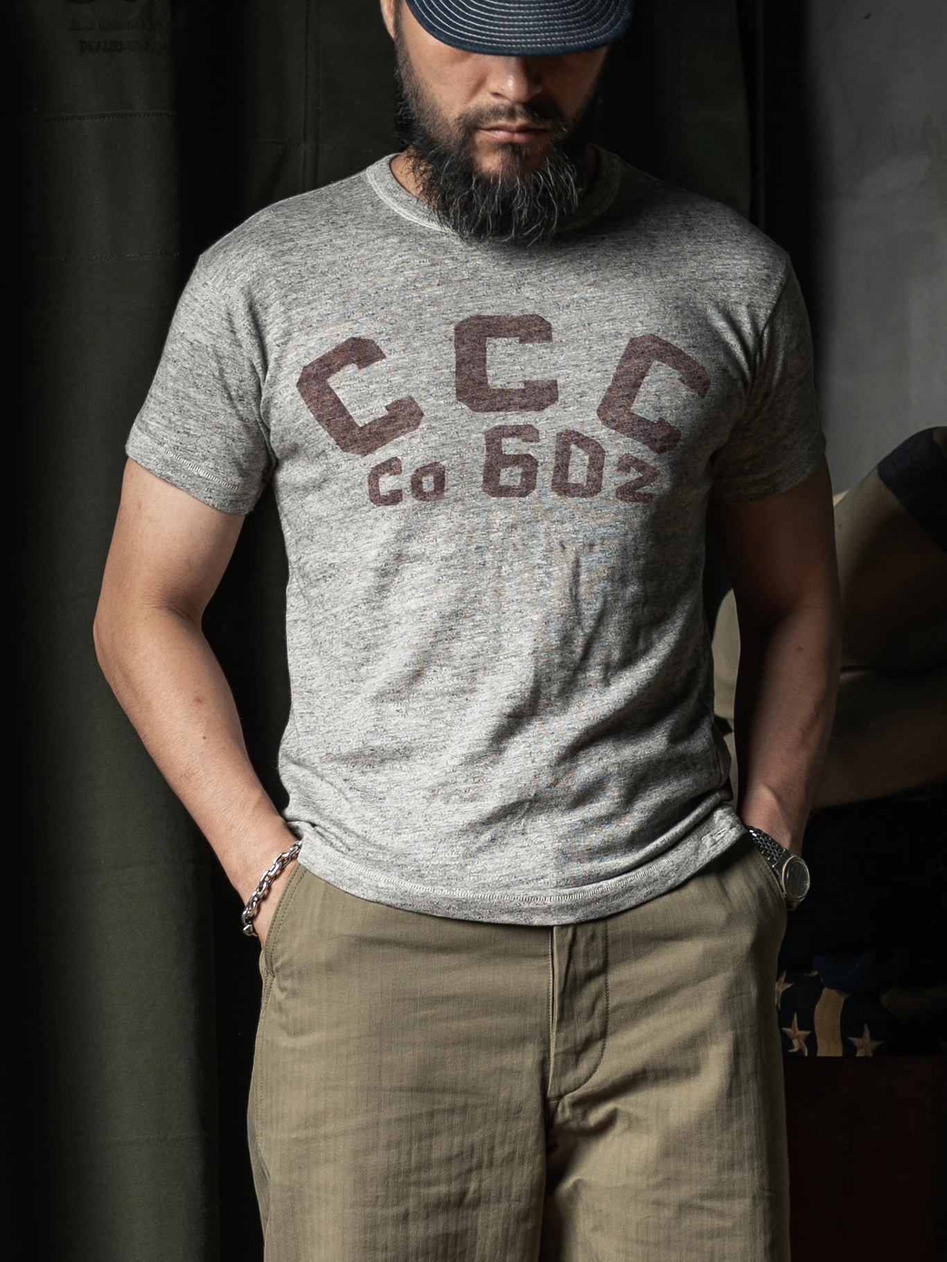 

Red Bronson CCC 602 Platoon Conservation T Bamboo Rayon ort Sve T-irt Breathable Spor Youth Casual Tee