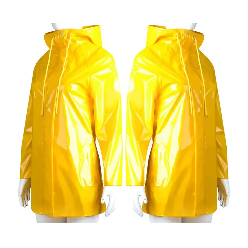 Movie Coraline Wybie lovat Cosplay Outsets costume Coraline Cosplay Hoodie Coat Halloween Party Carnival Suit Rainhat