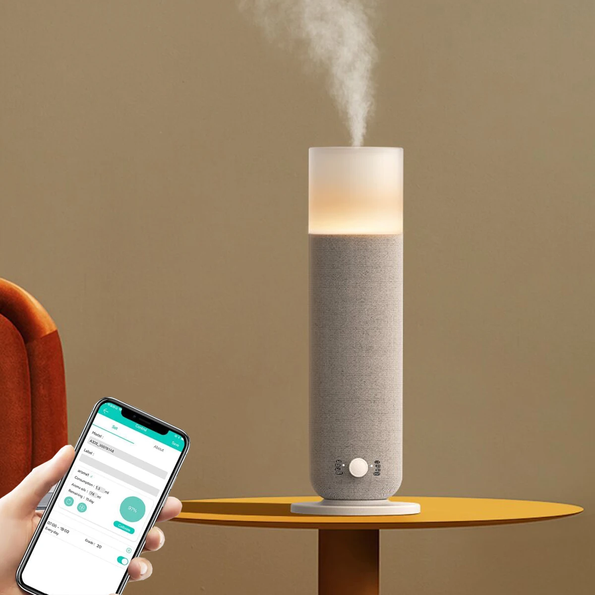 Room Fragrance Diffuser Cover Up To 165m³ Smart Scent Air Machine Electric Smell for Home Hotel Professional Aroma Diffuser