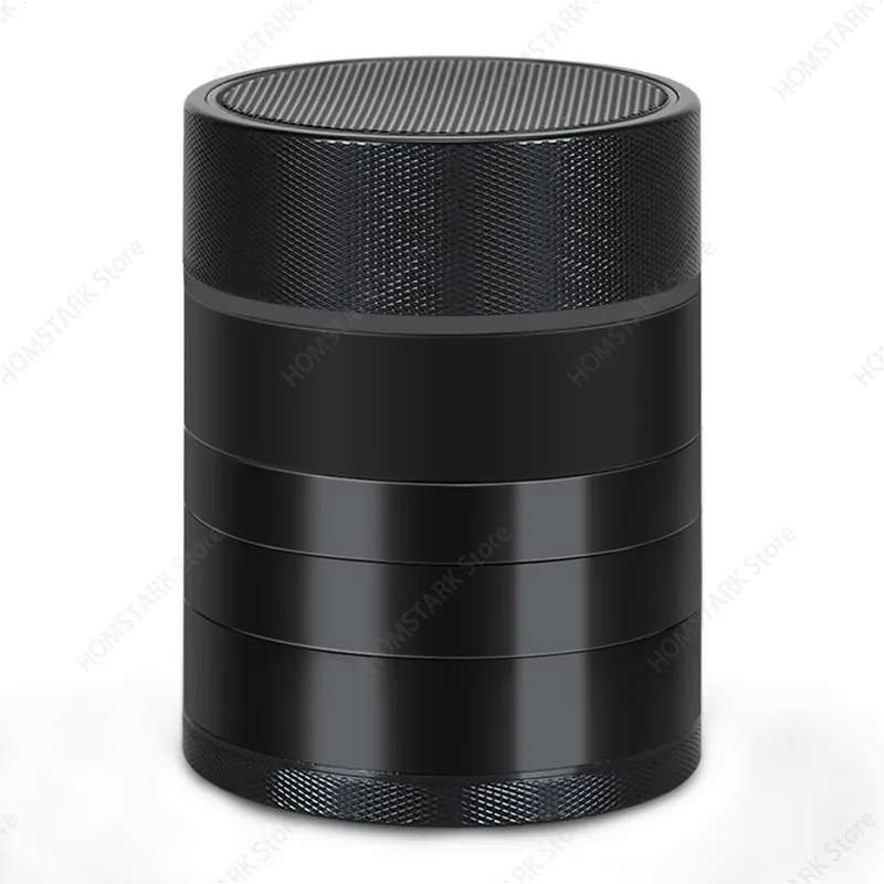 Wireless Electric Multi‑Purpose Herb Spice Grinder Aluminum Metal Music Speaker Portable Crushing Mill Tool