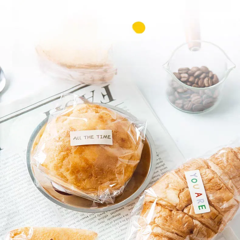 食品グレードのベーキングオーブン用透明プラスチックパッドペーパー、パンキャビネット用ガラスペーパー、耐油性、単品ペストリー包装箱