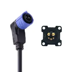 Scooter Socket E-Bike Battery Connector M20 30-50A IP67 Electric Bike Charging Port Socket Waterproof Plug Battery Connectors