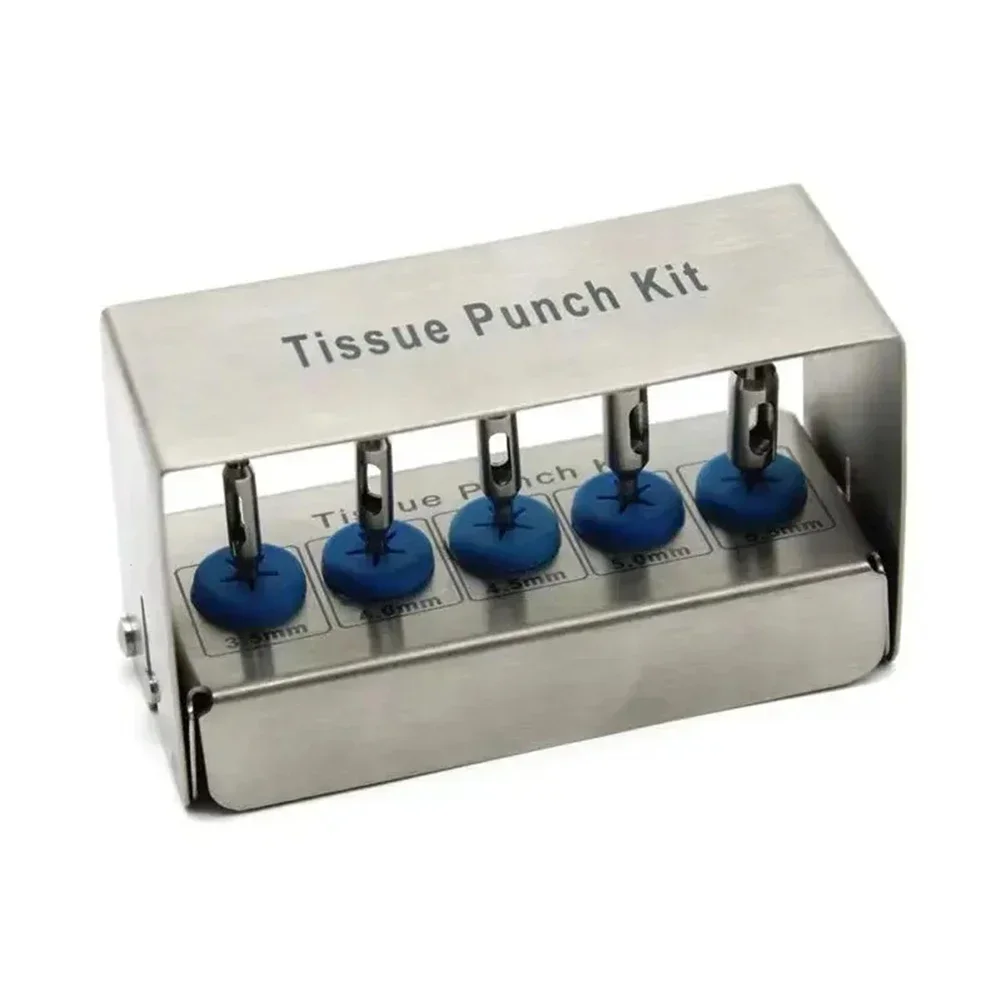 Dental Implant Drill Tissue Punch Kit Gingival Trephine Bur ∅3/3.5/4/4.5/5/5.5/6/6.5/7mm Dentistry Oral Surgical Bone Instrument