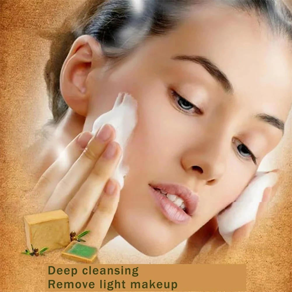 200 جرام من صابون الأفوكادو المصنوع يدويًا، قالب صابون الوجه المقشر بلطف، دش وصابون الوجه للتنظيف العميق للعناية ببشرة الوجه والجسم