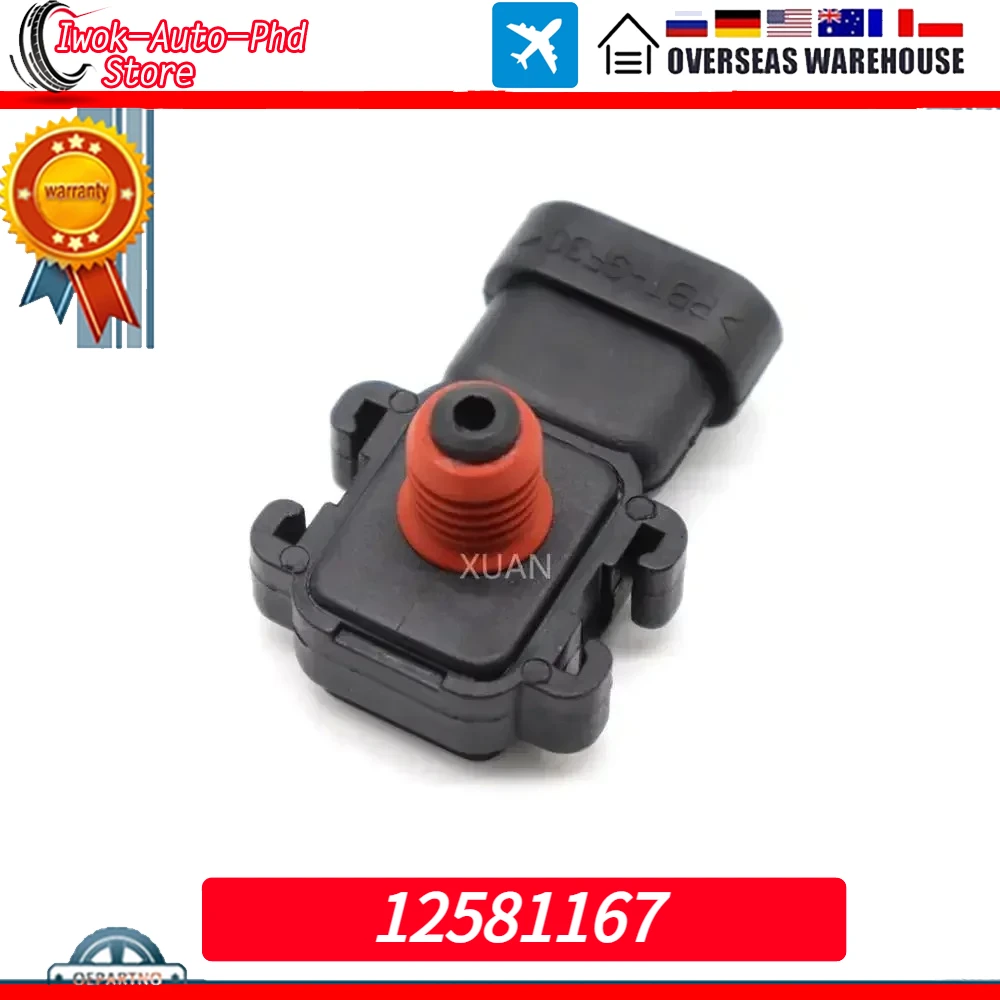 New Car Manifold Air Pressure MAP Sensor 12581167 Fits For Chevrolet Monte Venture Oldsmobile Alero Achieva Silhouette Pontiac