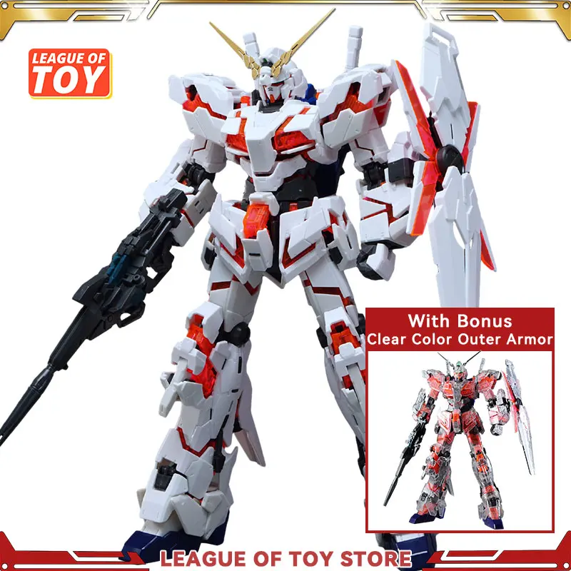 FangDaJing Unicorn 1/72 30cm Tall RX-0 Assembly Model Kit With Clear Color Outer Armor