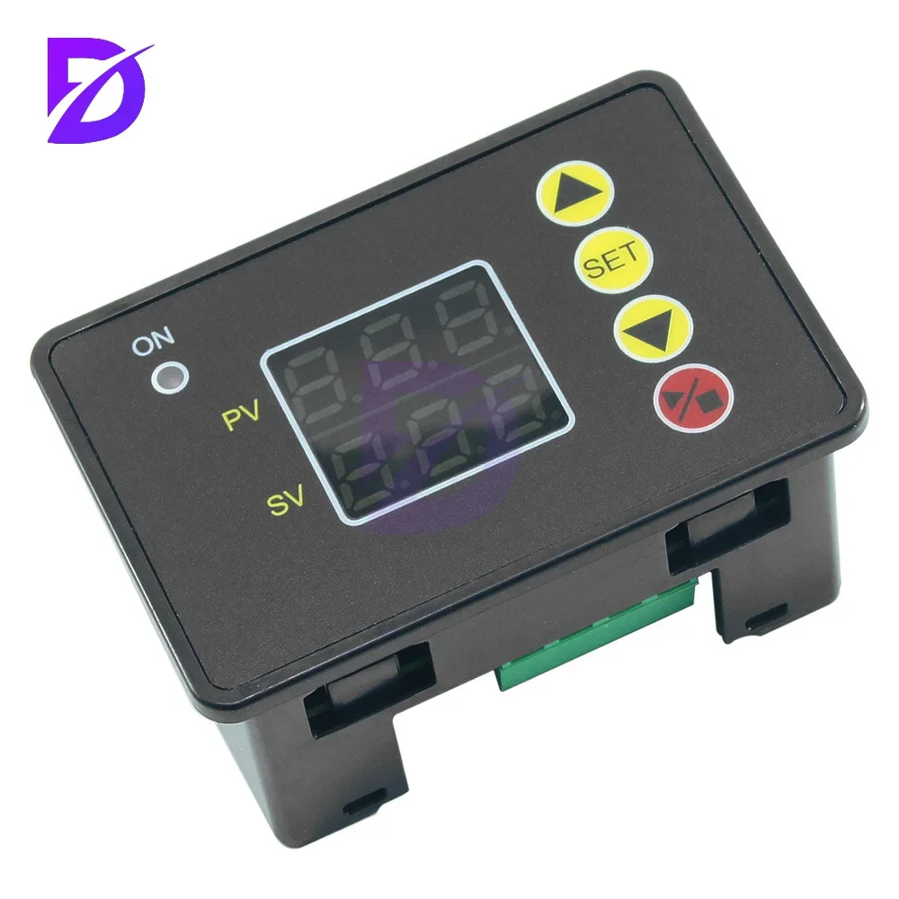Delay Relay Module DC 12V 24V Timer Relay Digital Timer Cycle Delay Switch Module AC 220V Power On-Off Controller