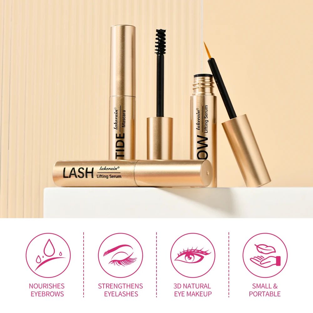 Lash & Wenkbrauw Set Wenkbrauw Wimpergroei Serum Peptide Mascara Wimper & WenkbrauwLonger Voller Dikkere Curling Lash Oogverzorgingsproducten