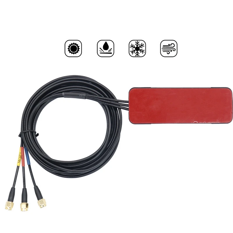 4G+GPS+Wifi Tri-Band Antenna Filter Outdoor Car Mobile Bluetooth Signal Booste Vehicle Satellite Navigation Enhancer