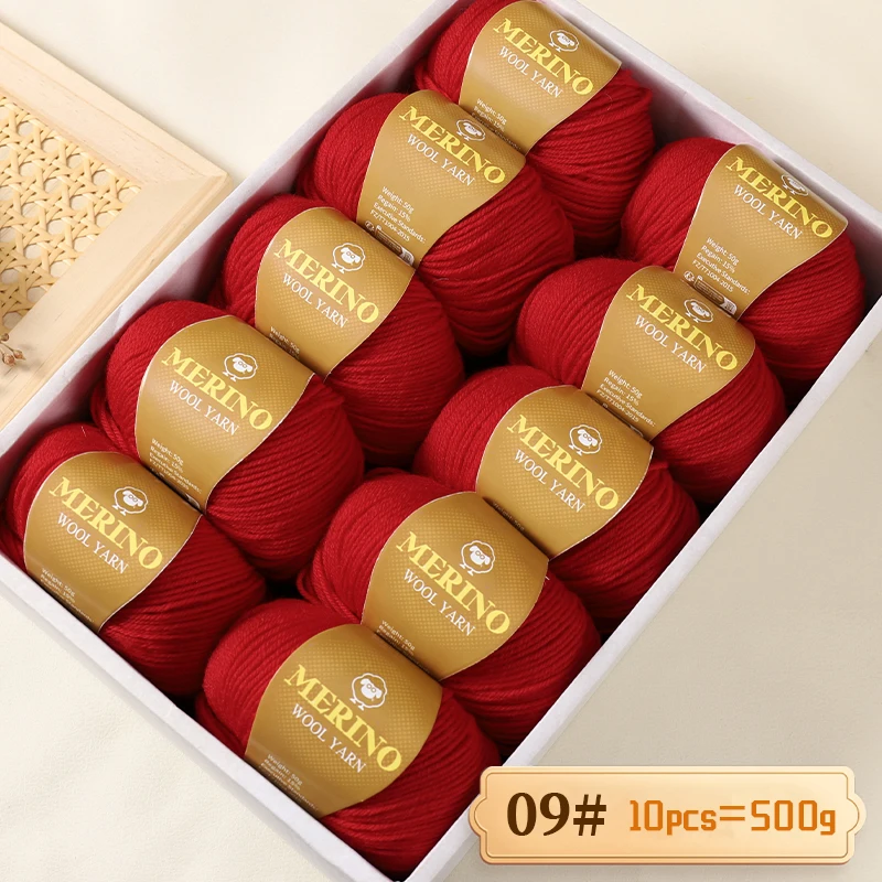 500 g hochwertiges, mittelfeines Alpaka-Wollgarn von 212, geeignet zum Stricken von Pullovern, Schals und Hüten, 10 Stränge/Packung