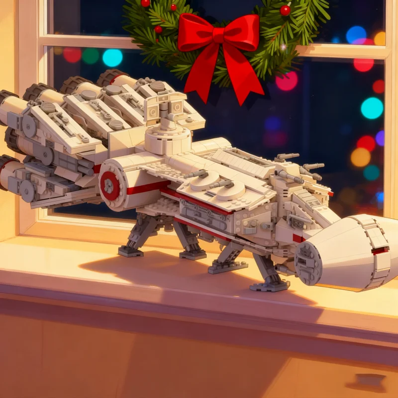 2341pcs MOC Star Battle Corellian Corvette CR-90 Tantive IV Rebel Blockade Runner Model Building Blocks Christmas Gift Toy Craft