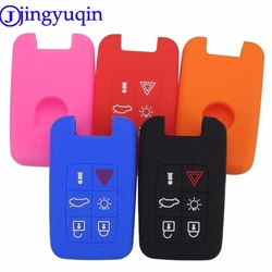 jingyuqin Silicone 6 Button Smart Remote Key Case Fob Cover Styling For Volvo S60 S80 V70 XC60