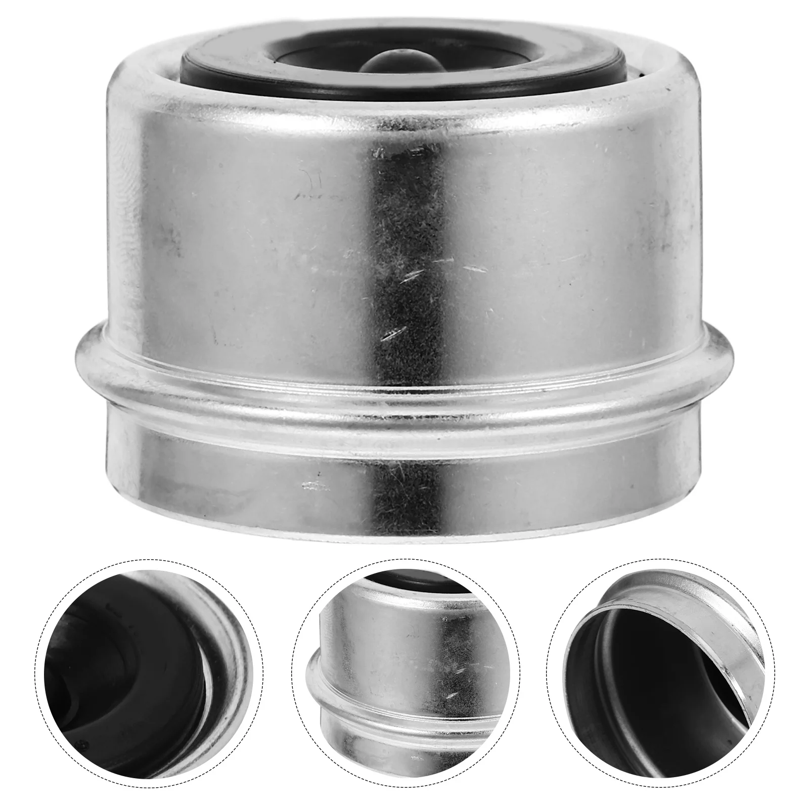 

4Pcs Trailer Axle Dust Caps Bearing Grease Covers Easy Install Protective Caps for Trailer Wheel Bearings Truck Rv
