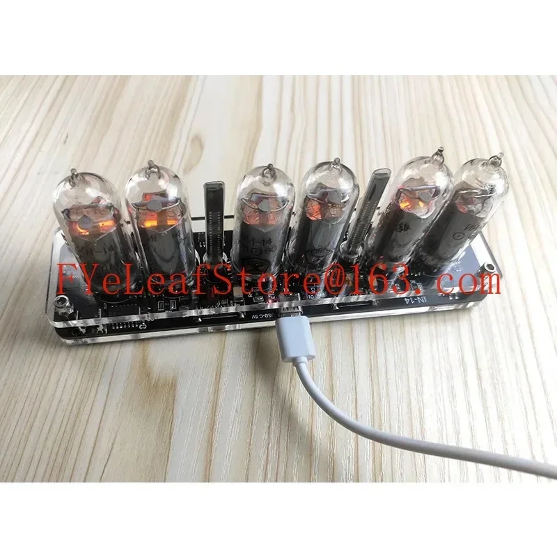 6-bit IN-14 glow tube clock IN14 nixie clock