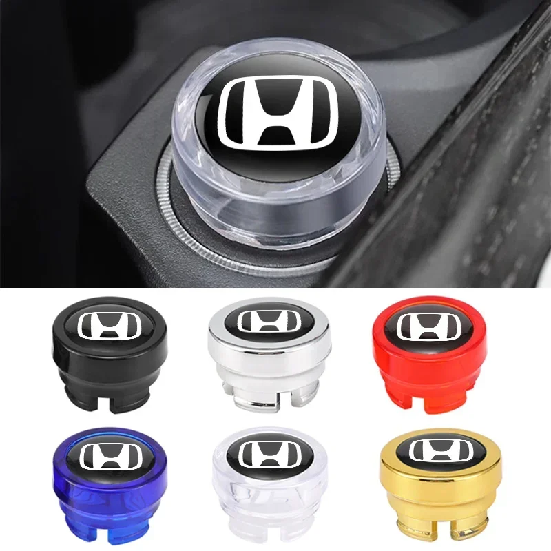 Fashion Car Cigarette Lighter Cover Button Protector Case Dust Cap For Honda Mugen Power Civic Accords CRV Hrv Jazz CBR VTEC VFR