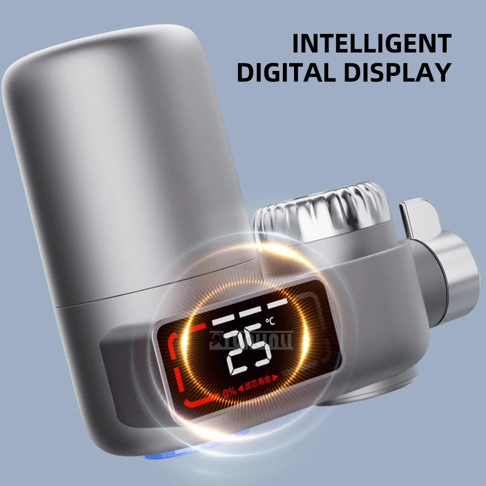 

Кухонный очиститель воды, синий свет, цифровой очиститель воды, фильтр для крана, очиститель воды, очиститель для воды De Agua