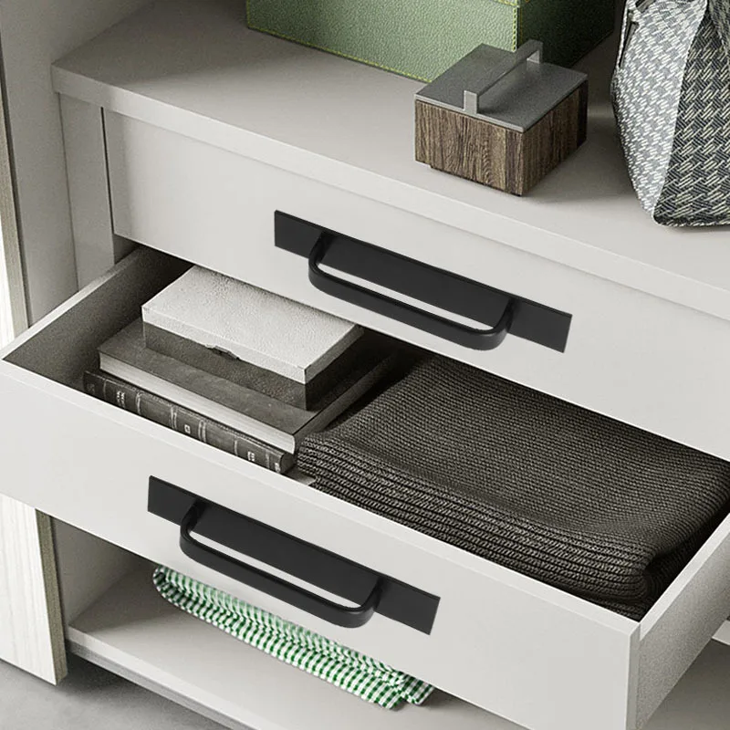 알루미늄 합금 발코니 유리 이동 자체 접착 표면 장착 손잡이 및 당김 손잡이, 나무 문짝 창 손잡이, 4 개