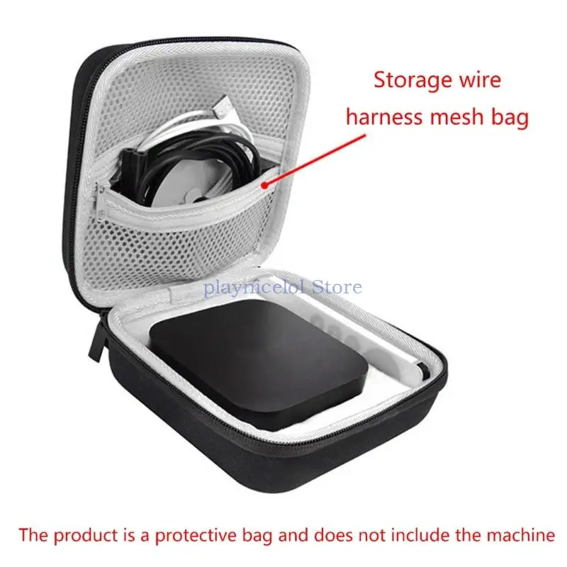 Reliable Storage Bag for TV 7 Media Player Anti-Shock Soft Padding Mesh Pocket E8BA