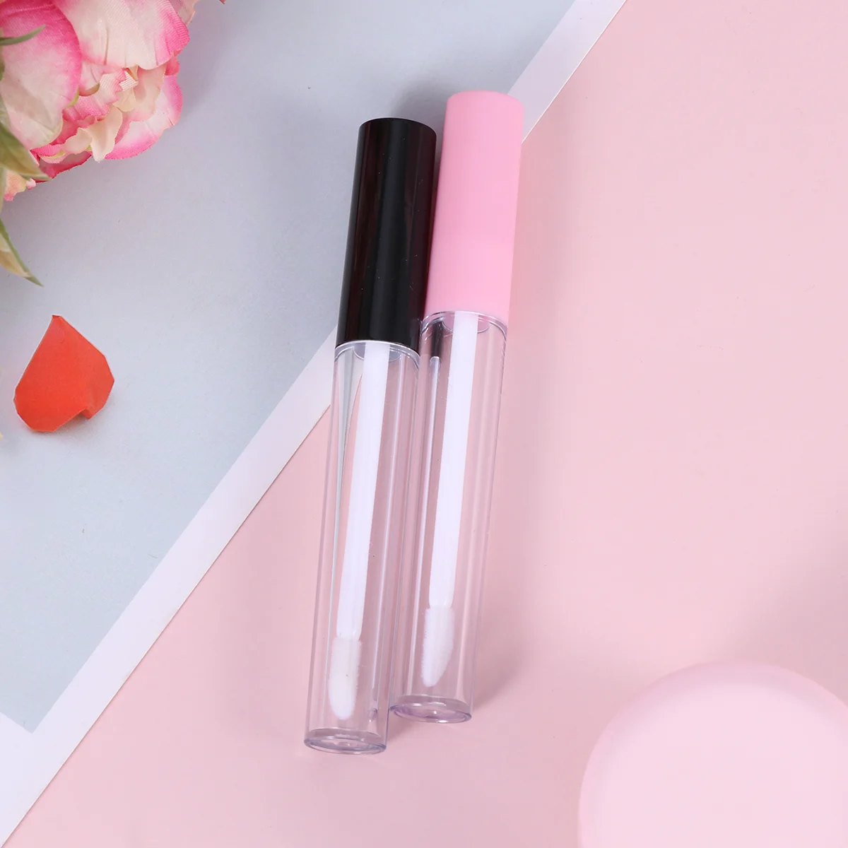 

20 Pcs Clear Lip Gloss Tube Empty Container Lipstick Fashion Subpackaging Bottle