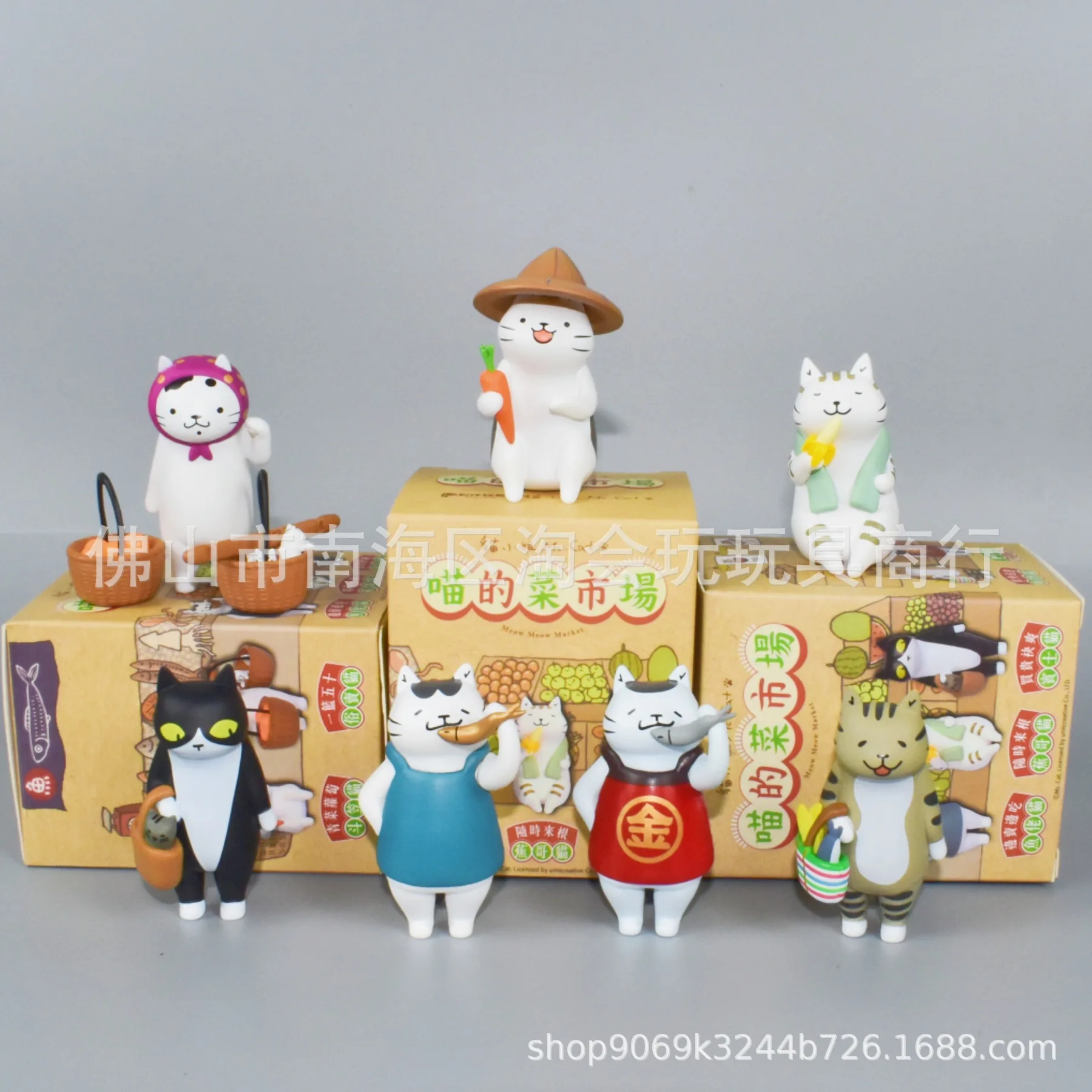 

Лидер продаж Ms Cat слепая коробка фигурки игрушки котята куклы мяу рынок глухая сумка украшение детский рождественский подарок на складе