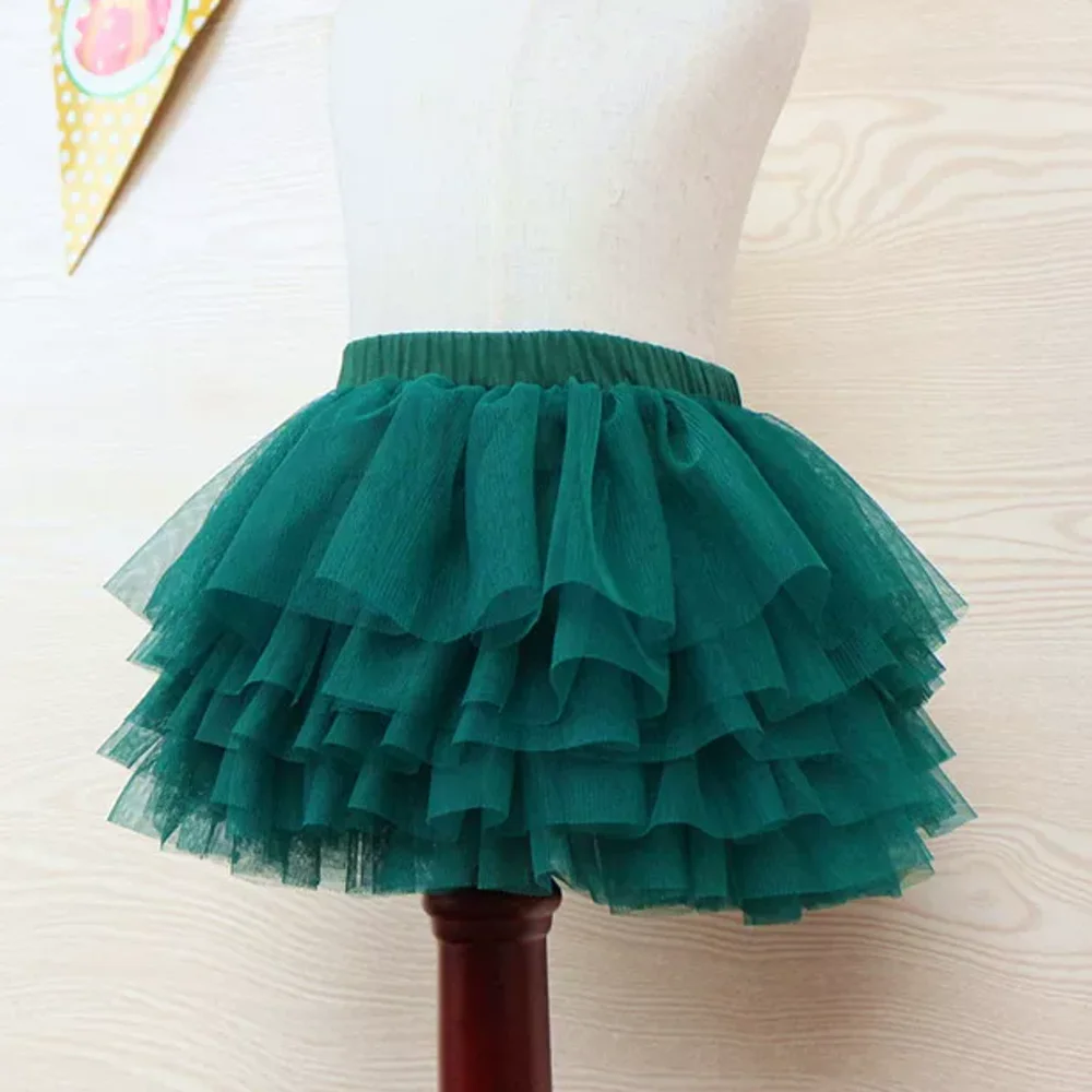 Baby Mädchen Tüllrock für Mädchen Tutu Prinzessin Ballkleid Pettiskirt Ballett Tanz Kinder Party/Geburtstag 6-lagiger Tüllrock 1-7 Jahre – Detail 10