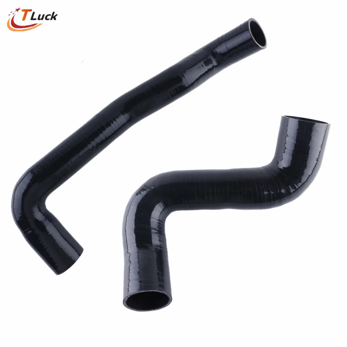 2PCS Silicone Tubes For Mini Cooper S R55 R56 R57 R58 R59 R60 1.6 2007- Noise Generator & Resonator Delete Hose Pipe Kit