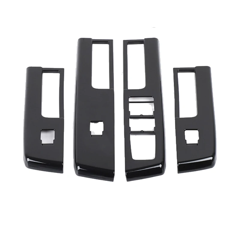 

ABS Carbon Fiber Car Window Lift Button Glass Rise Swtich Panel Cover Trim Car Accessories For Mitsubishi L200 2024-2025 LHD RHD