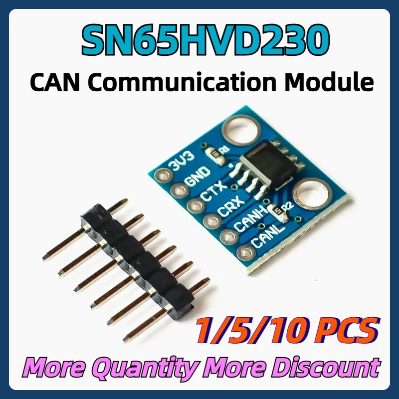 

1/5/10PCS SN65HVD230 CAN Communication Module MCU230 Bus Transceiver for Arduino