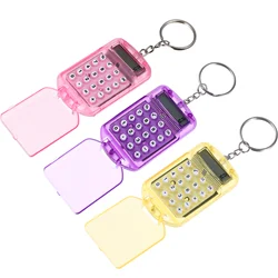 Portable Key Basic Calculators Electronic Portable Basic Calculators Mini Basic Calculators Keychain Student Basic Calculators