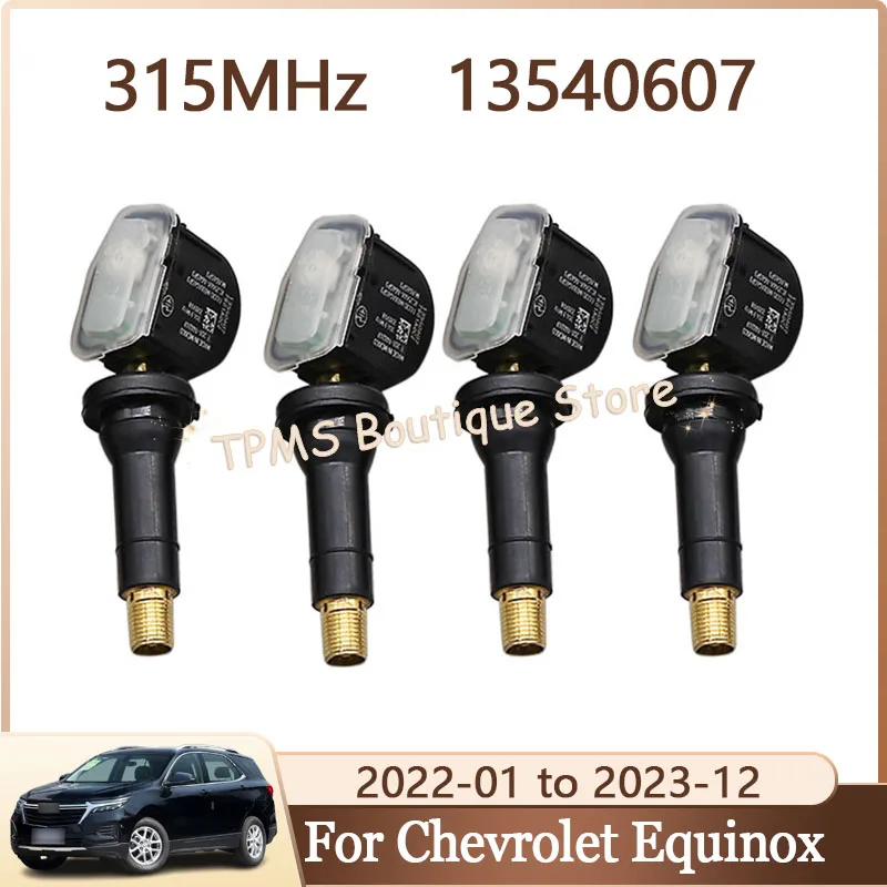 

Датчик TPMS, система контроля давления в шинах, 4 шт., 315 МГц, 13540607 для Chevrolet Equinox 2022-2024, автомобильные аксессуары