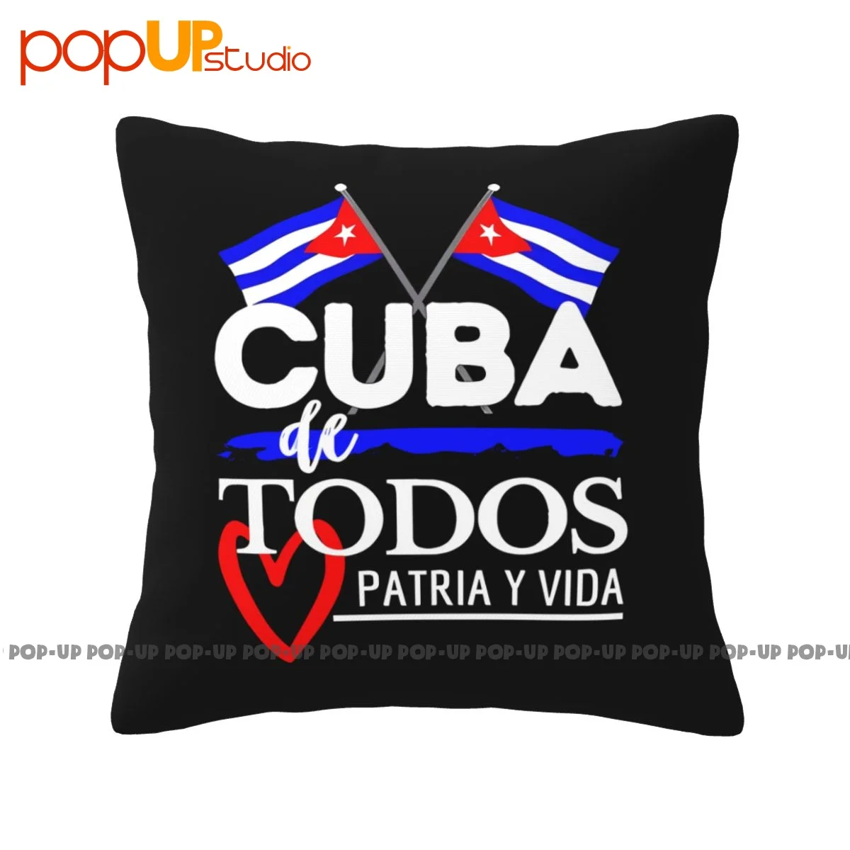 Best Cuba De Todos Patria Y Vida P-122 Pillowcase Throw Pillow Cover Washable Anti-Mite High-Density