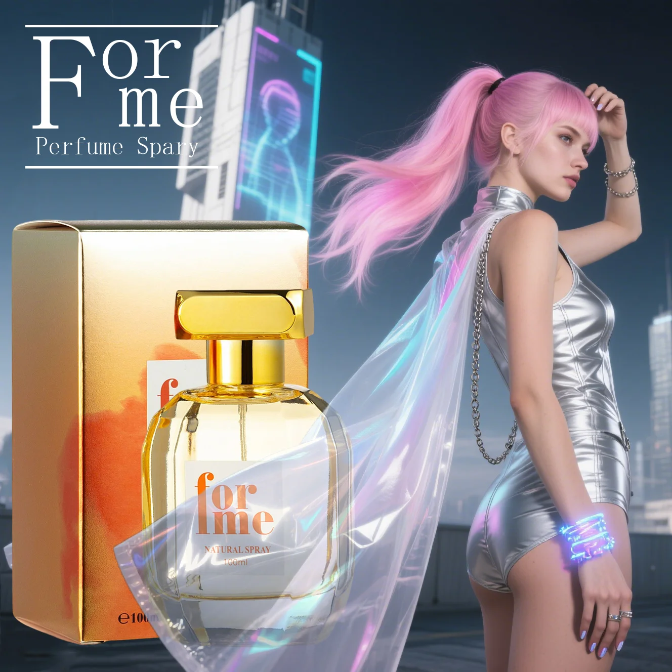 

Perfume Original Mujer, 100ML Spray Perfume with Floral, Fruits, Sandalwood & Vanilla Aromas, Perfume Women, Long-Lasting