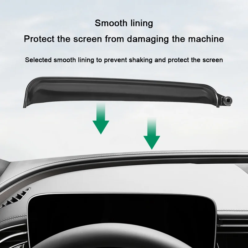 

For Mercedes Benz E Class W214 2024, Car Fixed Bracket Wireless Charger Screen Mobile Phone Magnetic Holder Base Car Accessories