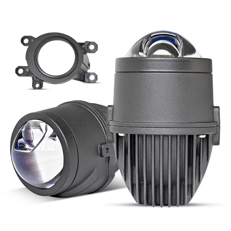 Car LED fog light 2 inch double light lens with laser effect single direct H11 waterproof front fog light 2.0Inch