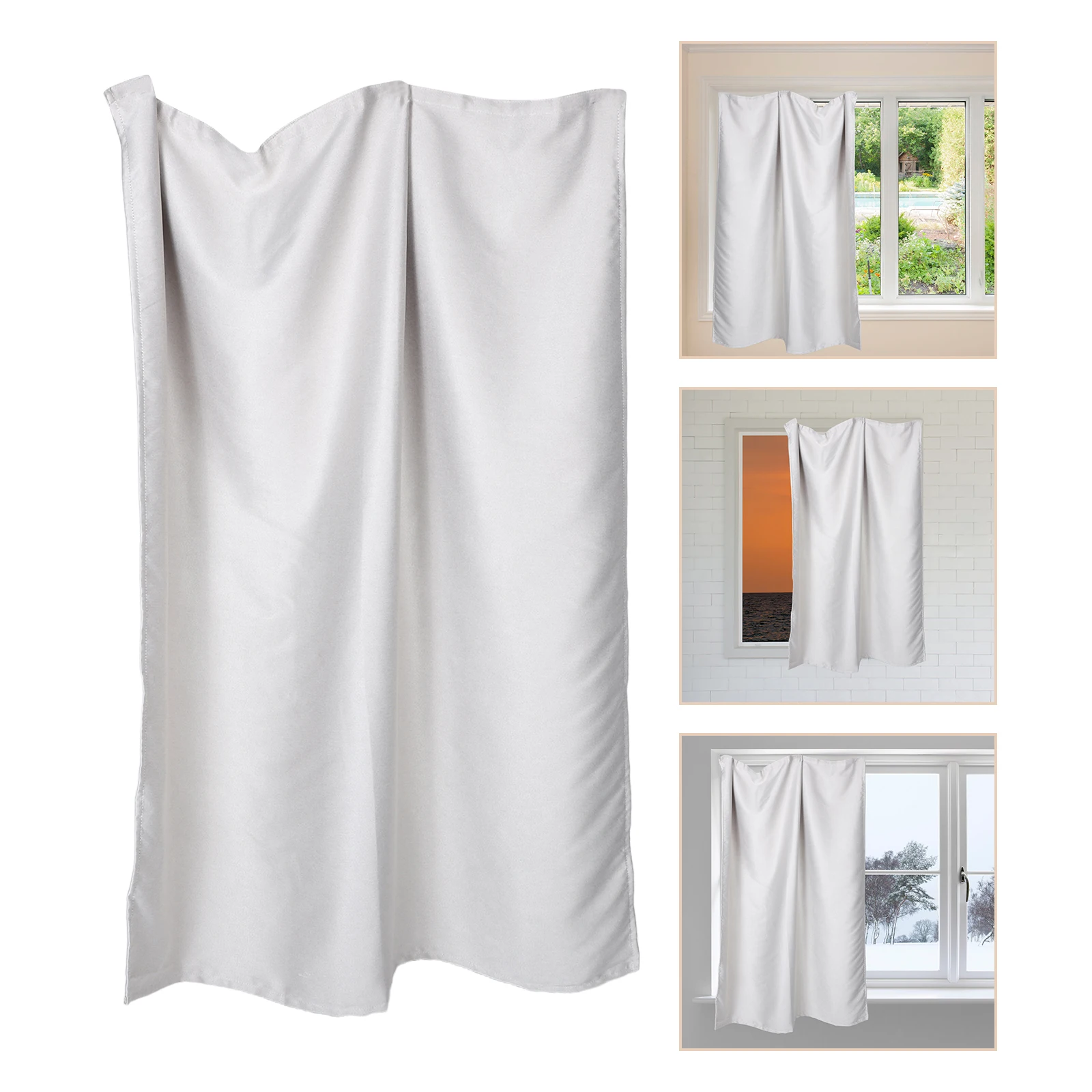 

Self-Adhesive Blackout Curtains Light Blocking Room Darkening Window Coverings For Bedroom Living Room Nursery Hotel Travel