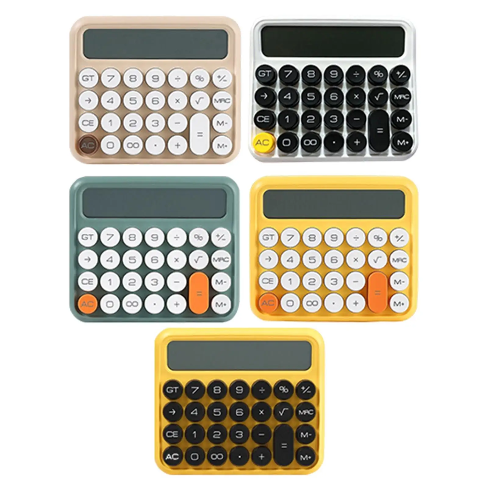 Portable Desktop Calculator Large LCD Display Accessories Standard Calculator for Home