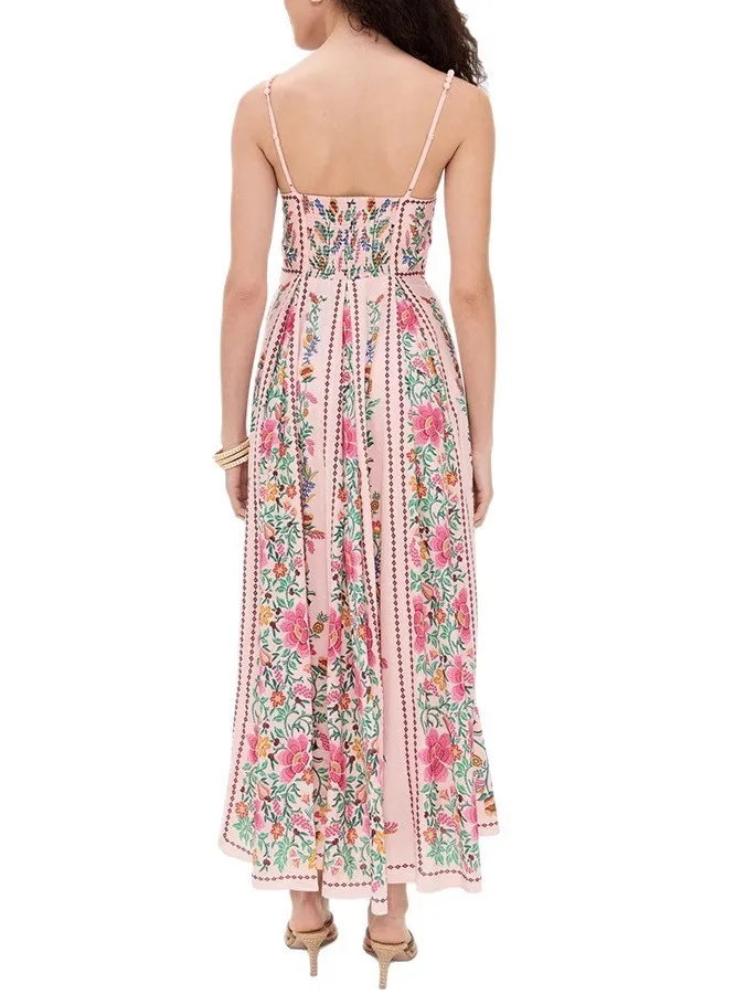 Celana Wanita Kasual Longgar Bermotif dengan Pinggang Elastis Svel G422 Ciwalk Faion Musim Panas Musim Semi Musim Gugur Longgar Dr