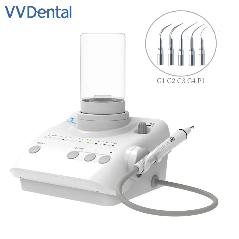 VV Dental Automatic Water Supply Ultrasonic Scaler with Detachable Handpiece and Water Bottle Dental Lab Equipment