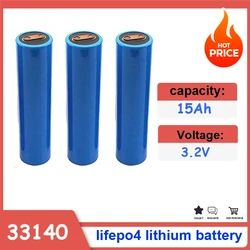 3.2V 33140 15Ah Lifepo4 Lithium Battery for Diy 12v 24V 36V 48V 20AH 30AH Ebike Electric Bicycle RV RV Scooter Electric Scooter