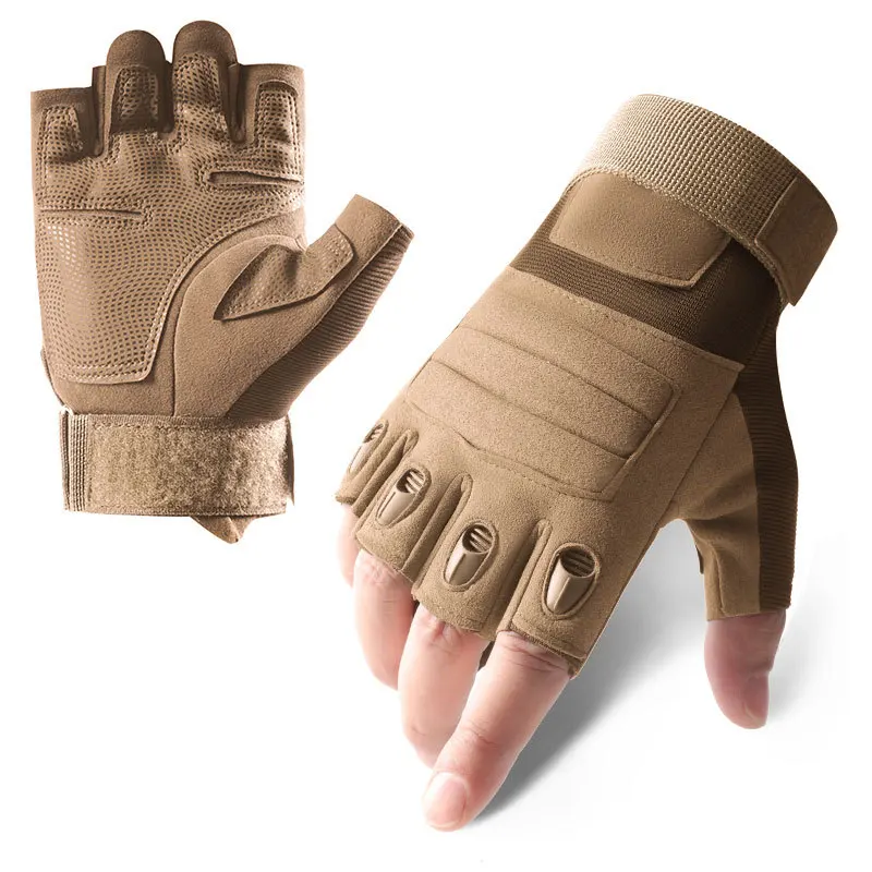 Venta al por mayor de guantes tácticos de microfibra para deportes al aire libre, tiro y caza, guantes Softshell de entrenamiento a prueba de cortes y protectores