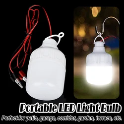 Led-lamp met 1,2 m cliplijn 15 w 9 w 5 w daglicht witte buitententlamp 12 v melkachtige pc-afdekking niet dimbare lampen decoratief vervangen